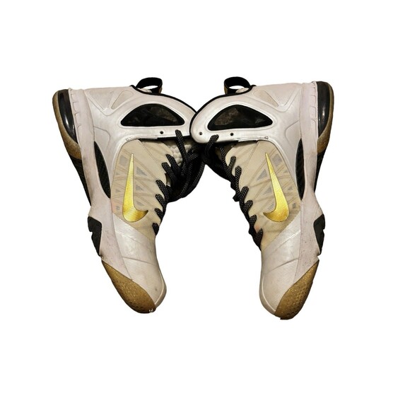 Nike LeBron 9 P.S. Elite “Home” White/Metallic Gold-Black Men’s 11.5 516958-100 - Picture 5 of 10